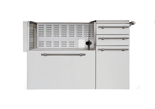 American made -Muscle-Encore- Stainless Stee Grill Cart