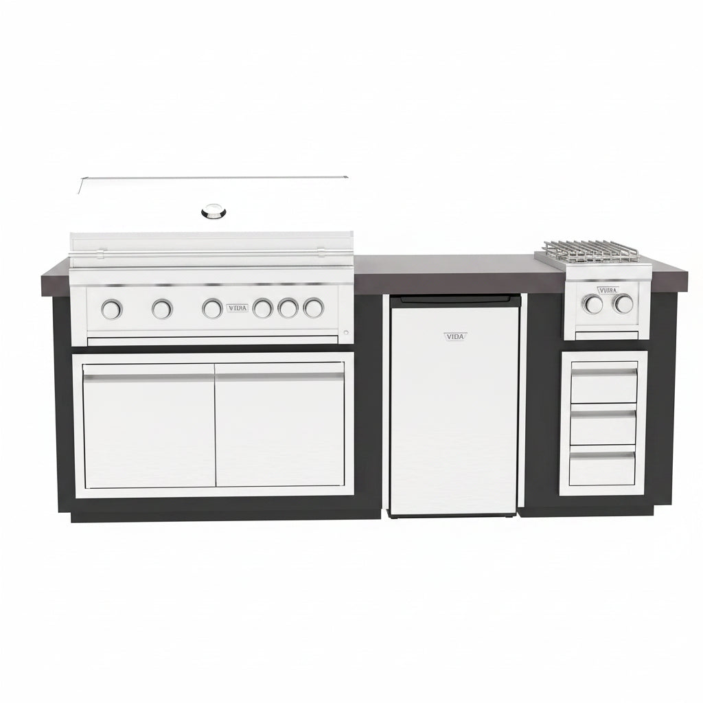 LUXE 96I BBQ Island – Complete Outdoor Island – front view