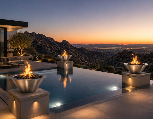 The Outdoor Plus Cazo Fire Bowl Stainless Steel – Stainless Steel finish