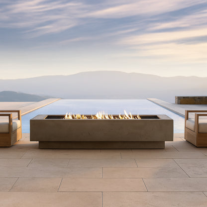 Arcstone Vista 72 Linear Concrete Fire Pit