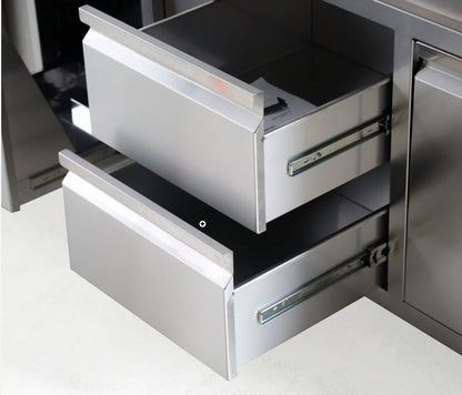 Videl 36" Combo Door and Drawer - Stainless Steel