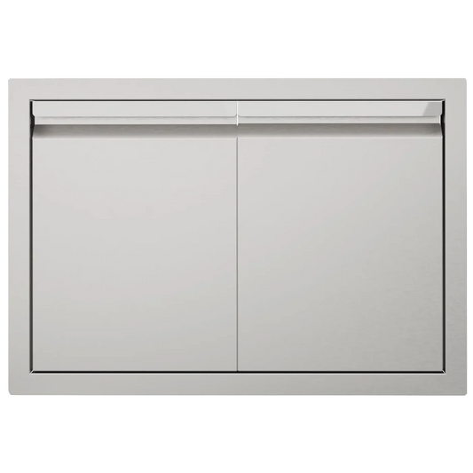 Videl 30" Double Access Doors – Stainless Steel for Outdoor Kitchens – front view