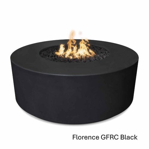 The Outdoor Plus Florence 46" Round Concrete Fire Pit - 20" Tall (GFRC)