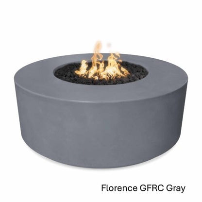 The Outdoor Plus Florence 46" Round Concrete Fire Pit - 20" Tall (GFRC)