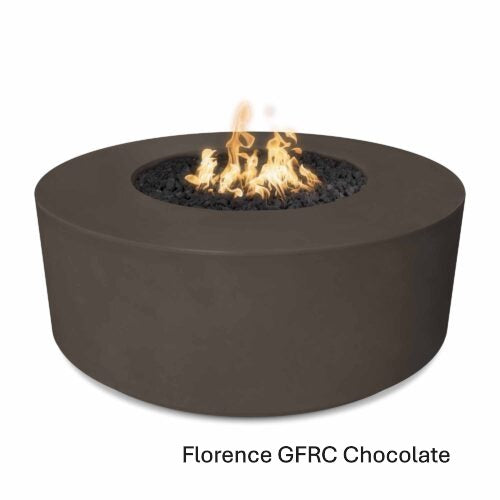 The Outdoor Plus Florence 46" Round Concrete Fire Pit - 20" Tall (GFRC)