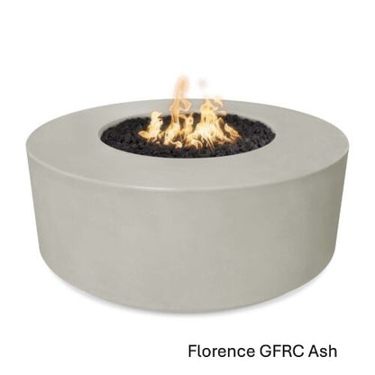 The Outdoor Plus Florence 46" Round Concrete Fire Pit - 20" Tall (GFRC)