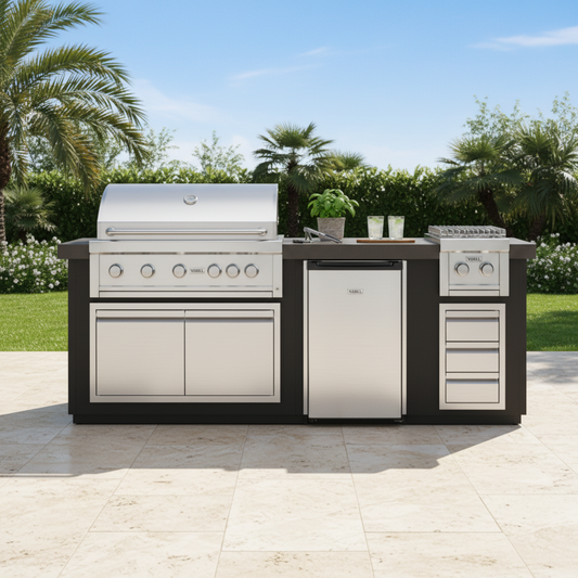 LUXE 96I BBQ Island – Complete Outdoor Island – additional angle