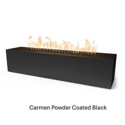 Outdoor Plus Carmen 16" Tall Powder Coated Steel Fire Pit – outdoor fire feature by The Outdoor Plus in Black finish