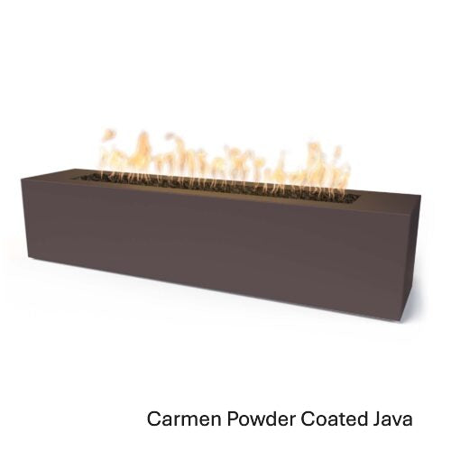 Outdoor Plus Carmen 16" Tall Powder Coated Steel Fire Pit – outdoor fire feature by The Outdoor Plus in Java finish
