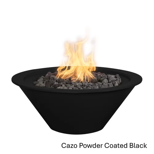 The Outdoor Plus Cazo Fire Bowl Powder Coated – Black finish