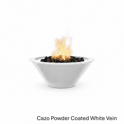 The Outdoor Plus Cazo Fire Bowl Powder Coated – White finish