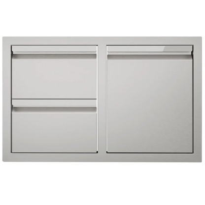 Videl 42" Combo Door and Drawer - Stainless Steel