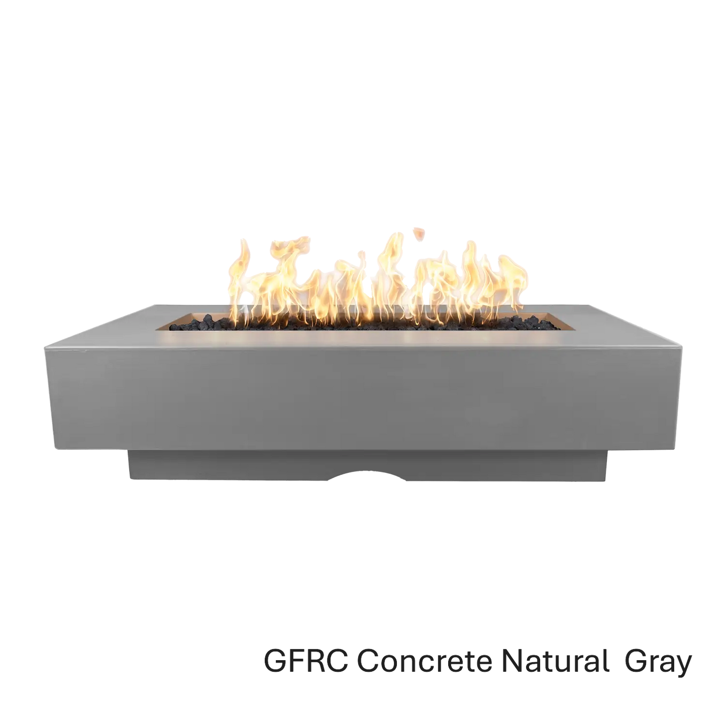Outdoor Plus Del Mar Fire Pit- GFRC Concrete Fire Pit – outdoor fire feature by The Outdoor Plus in Gray finish