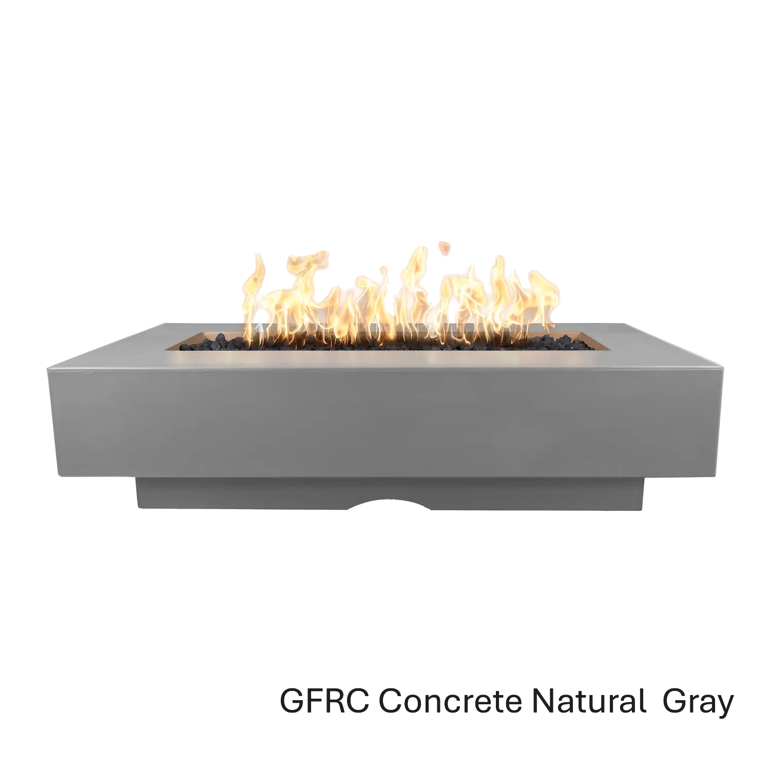 Outdoor Plus Del Mar Fire Pit- GFRC Concrete Fire Pit – outdoor fire feature by The Outdoor Plus in Gray finish