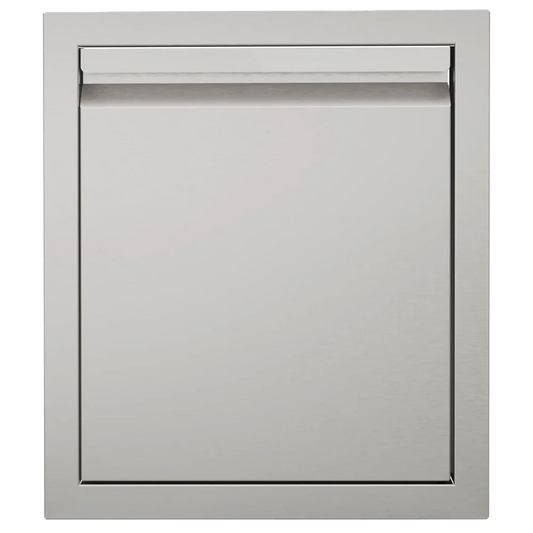 Videl 18" Single Access Door – Stainless Steel for Built-In Outdoor Kitchens – front view