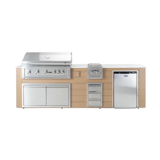112" Videl Pacific BBQ Island - Composite – front view