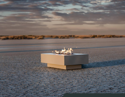 Outdoor Plus Coronado Rectangular- Powder Coated Steel Gas Fire Pits
